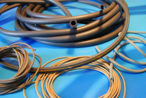 Conductive silicone extruded gasket